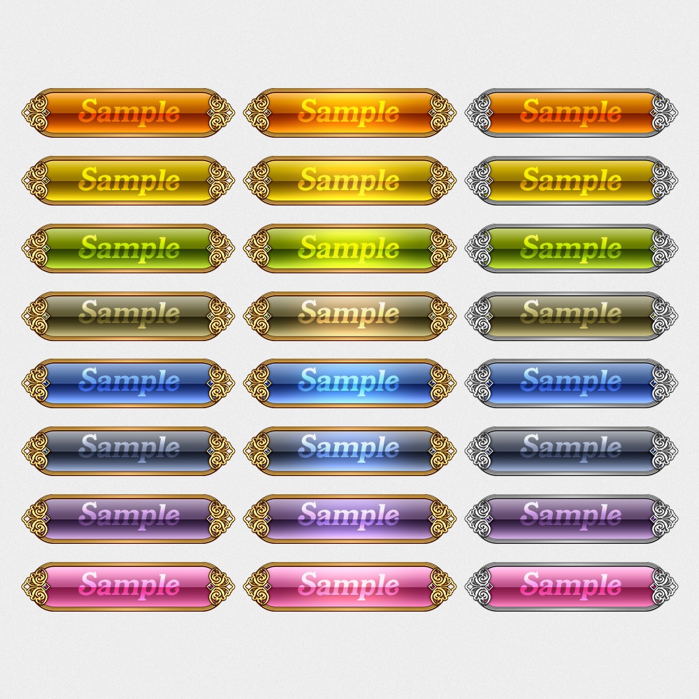 ボタン素材 vol.01