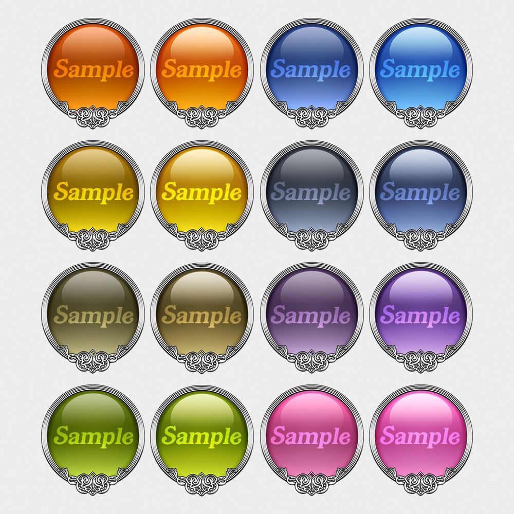 ボタン素材 vol.01