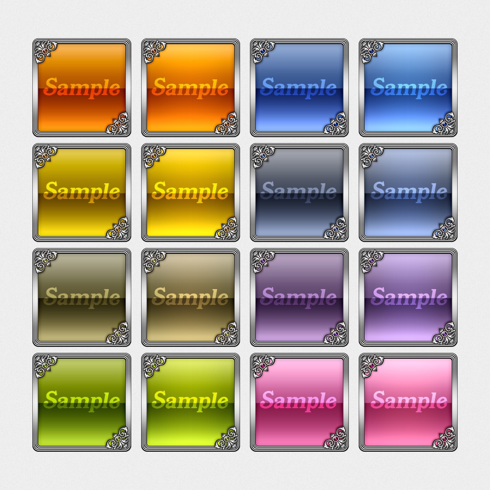 ボタン素材 vol.01