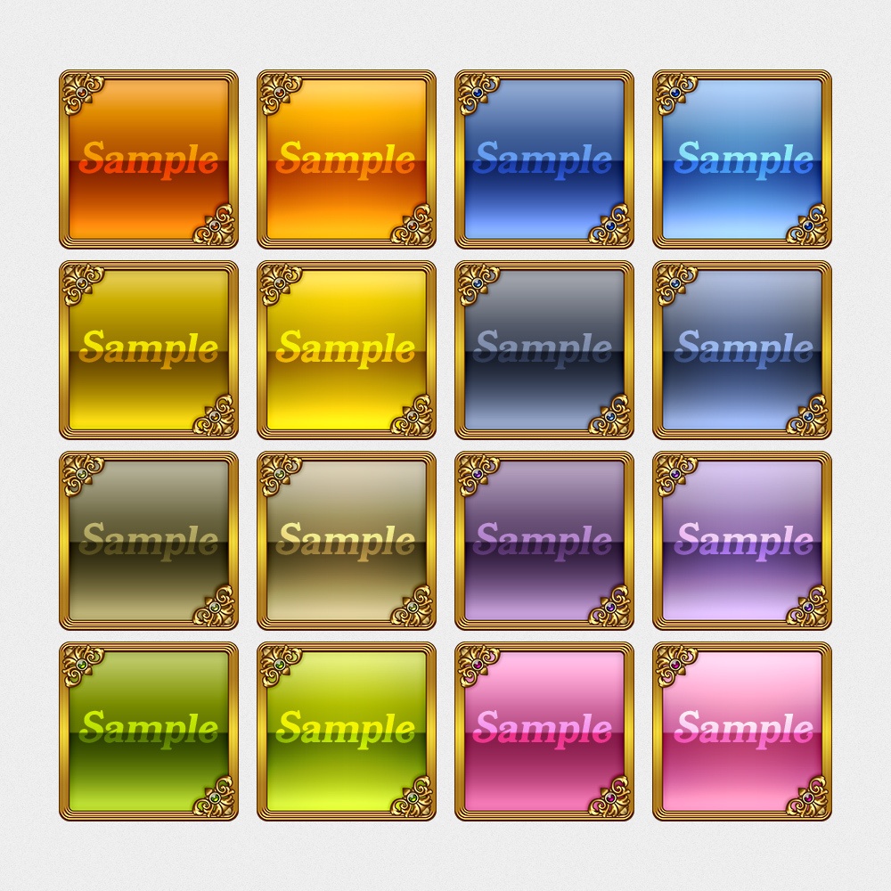 ボタン素材 vol.01