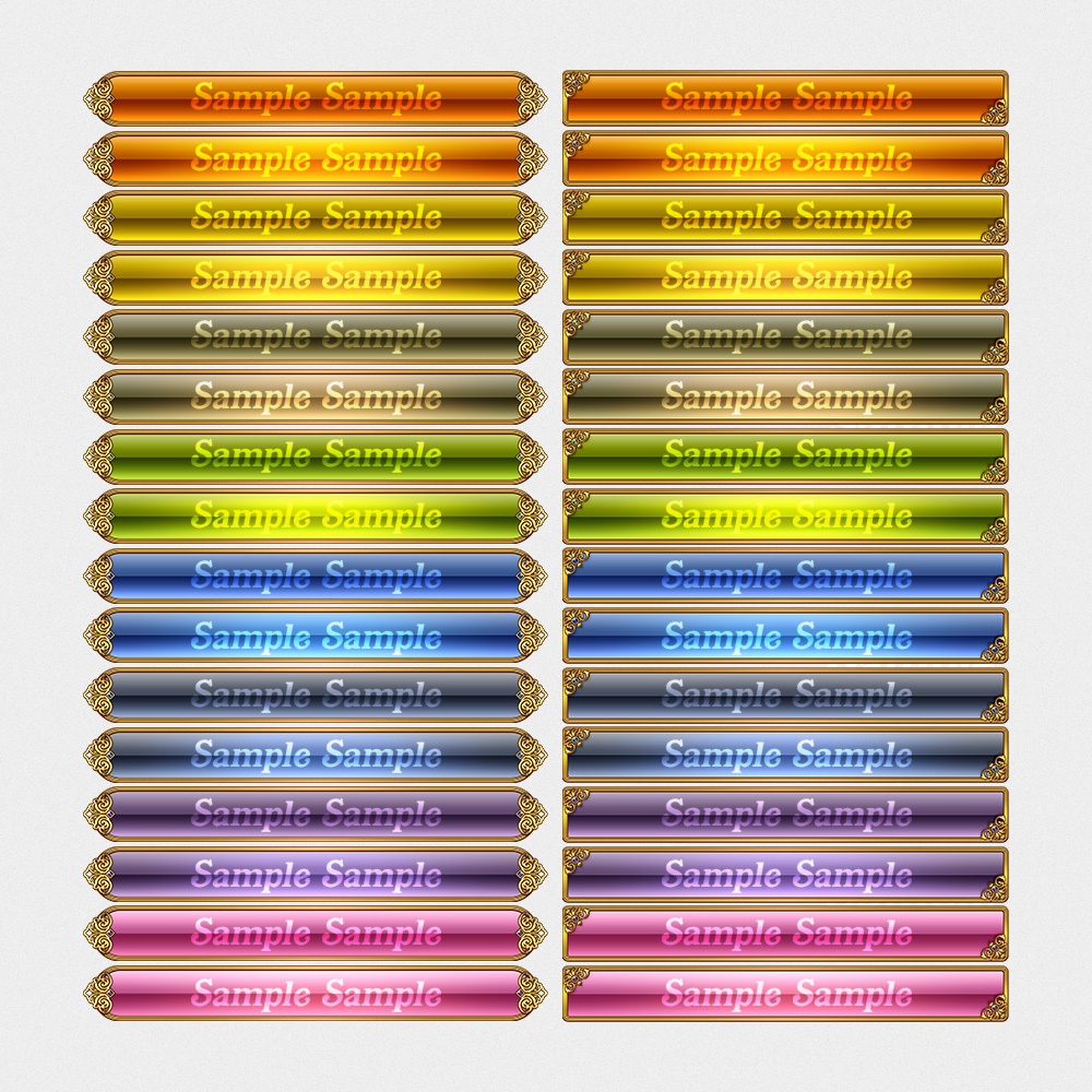 ボタン素材 vol.01