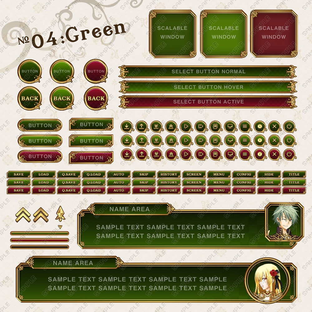 ゲームUIセット vol.03