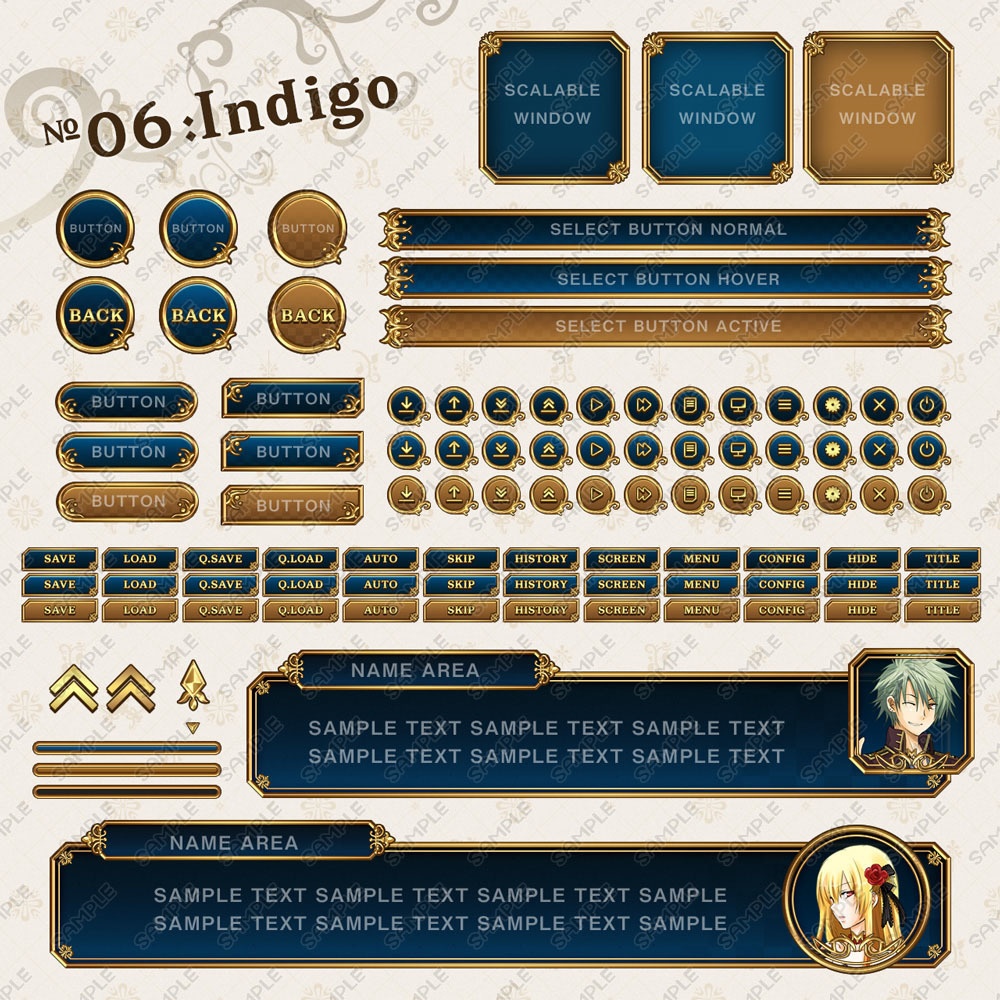 ゲームUIセット vol.03