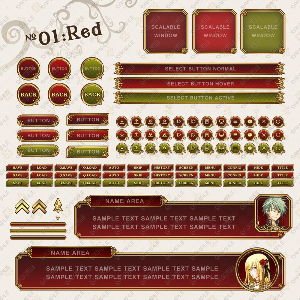 ゲームUIセット vol.03