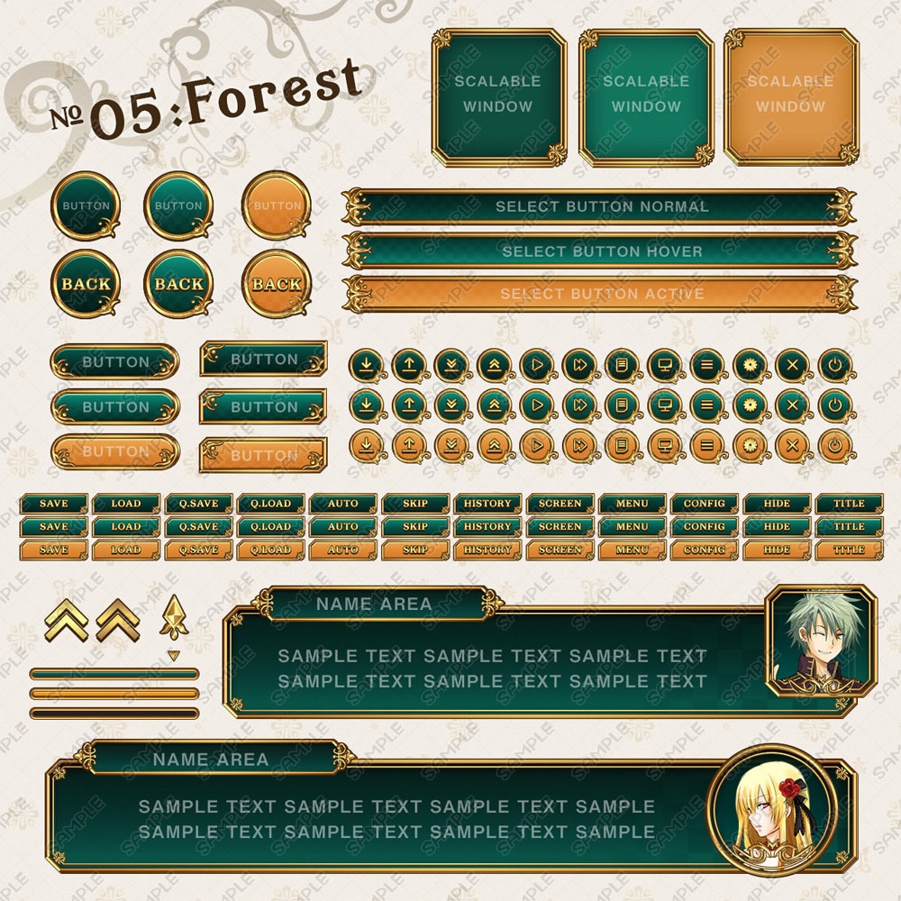 ゲームUIセット vol.03