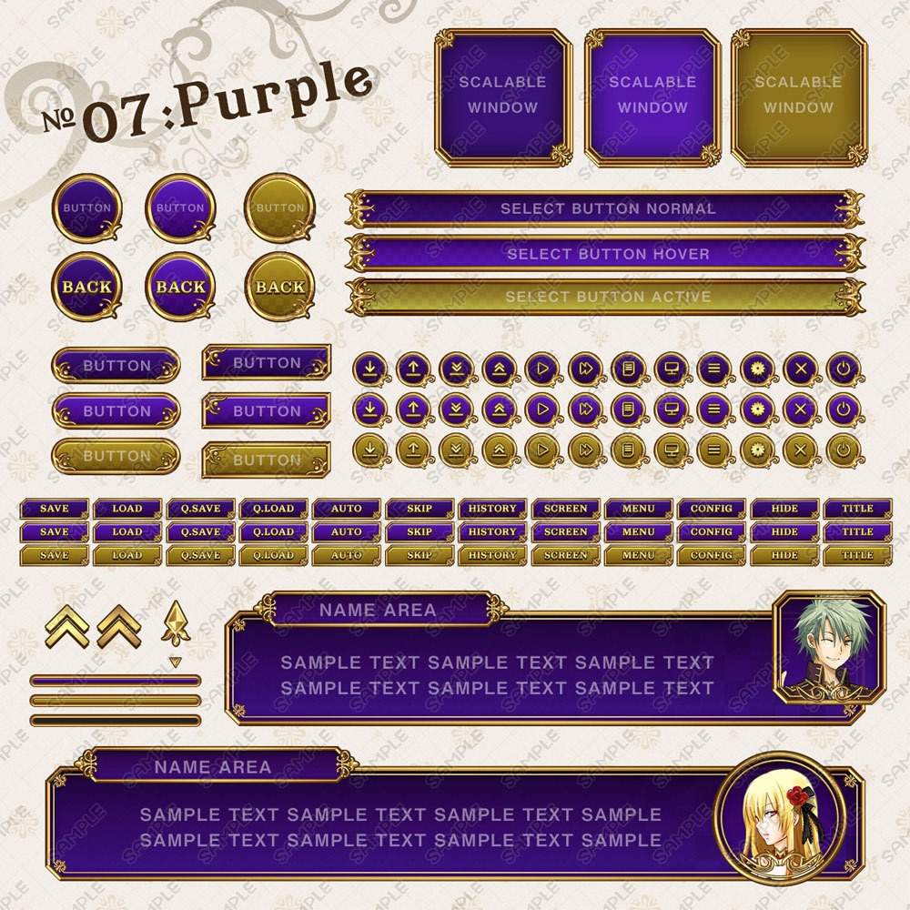 ゲームUIセット vol.03