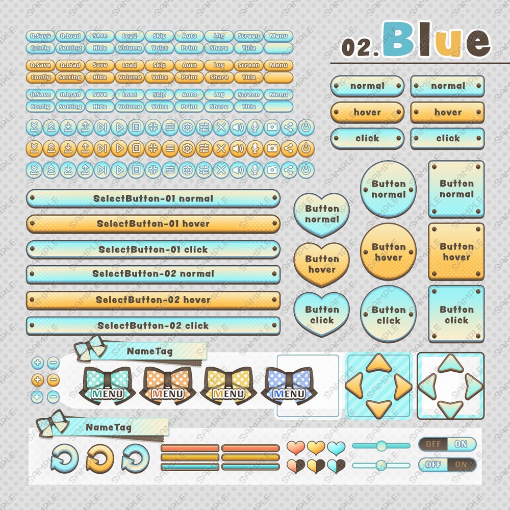 ゲームUIセット vol.05