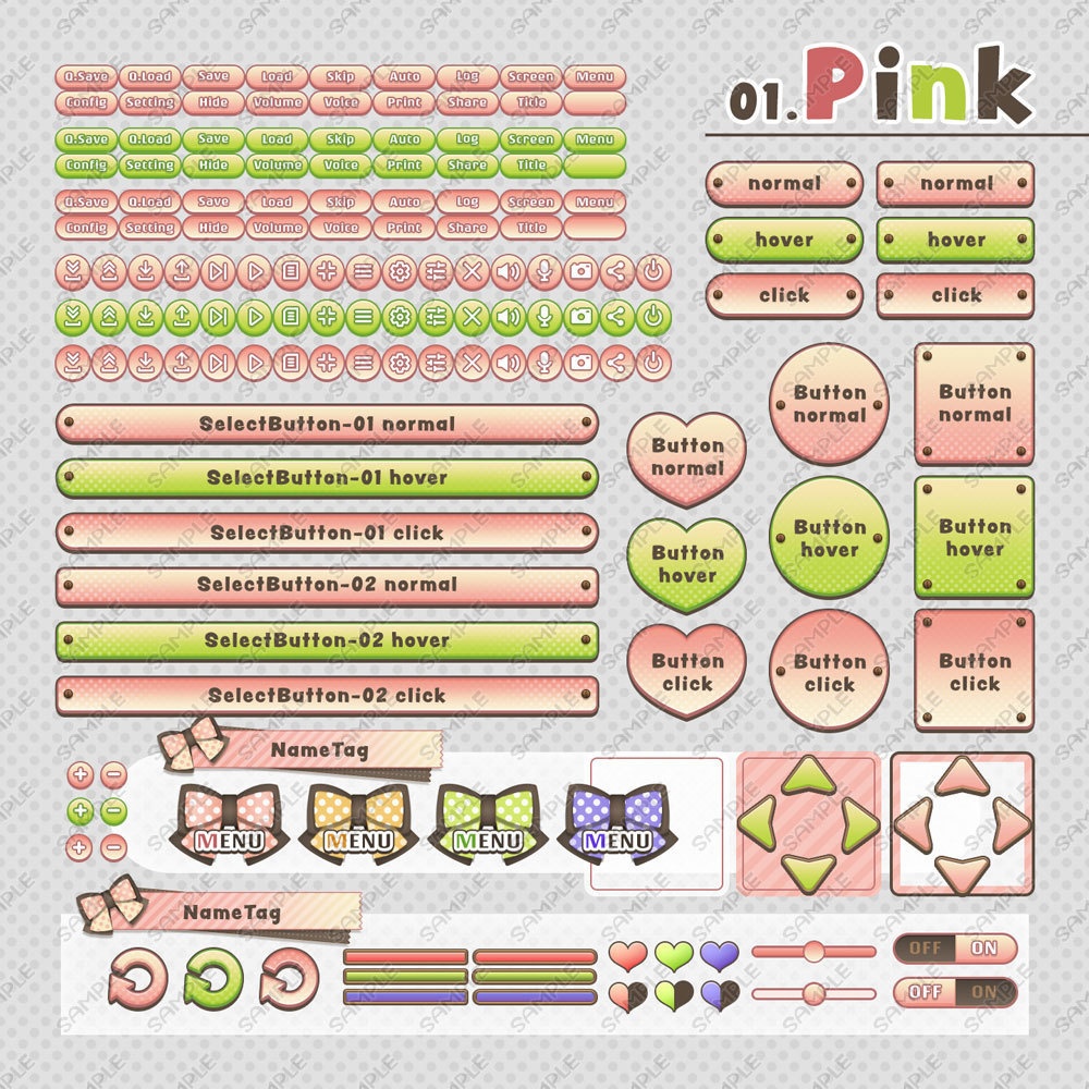 ゲームUIセット vol.05