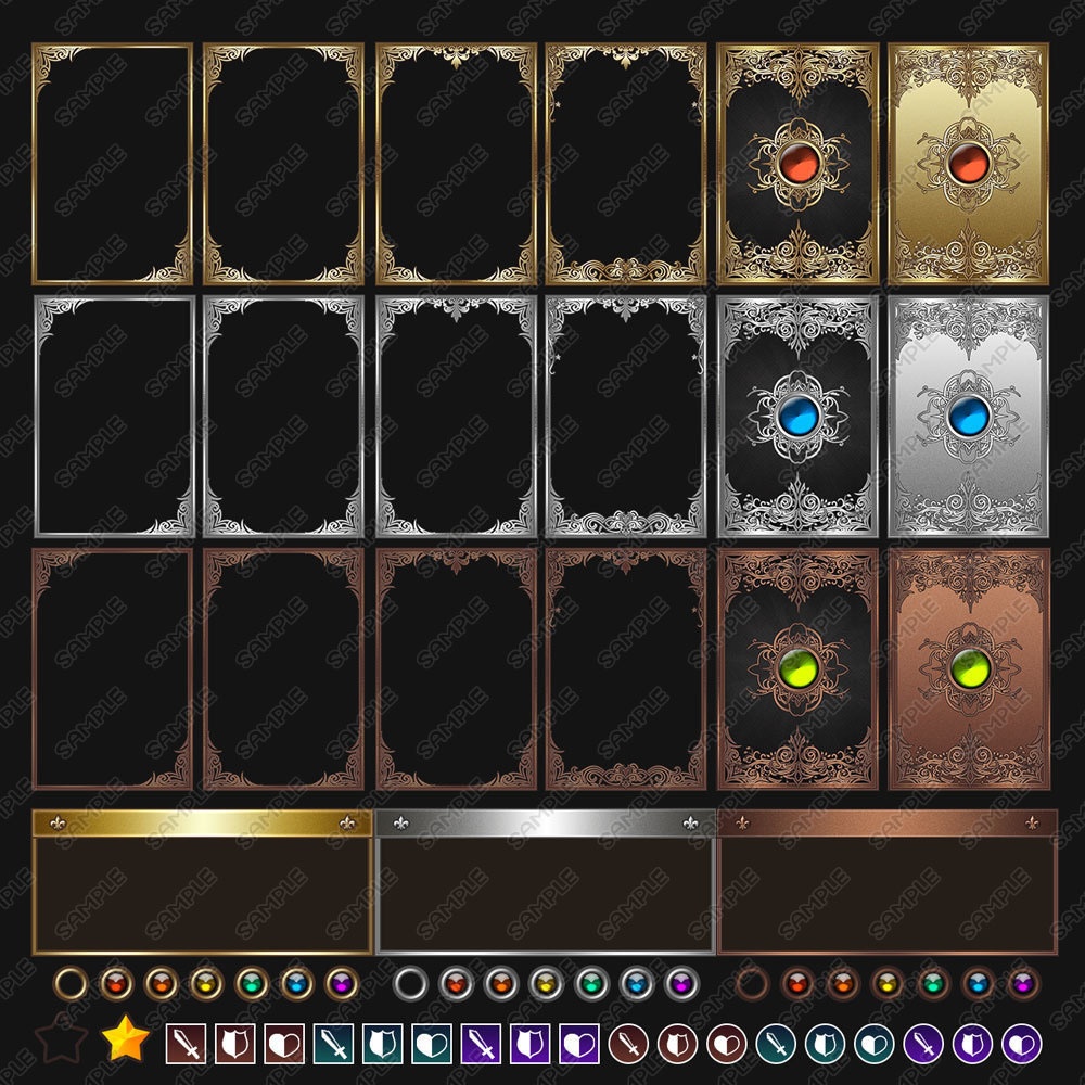 カードフレーム素材 vol.01