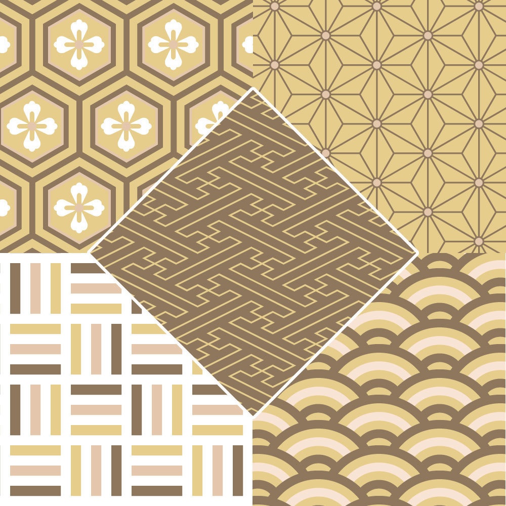 【フリー素材】和柄テクスチャ