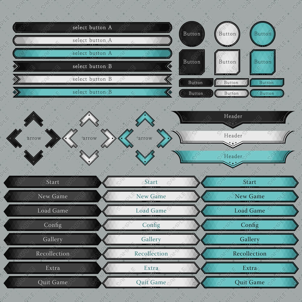 ゲームUIセット vol.10