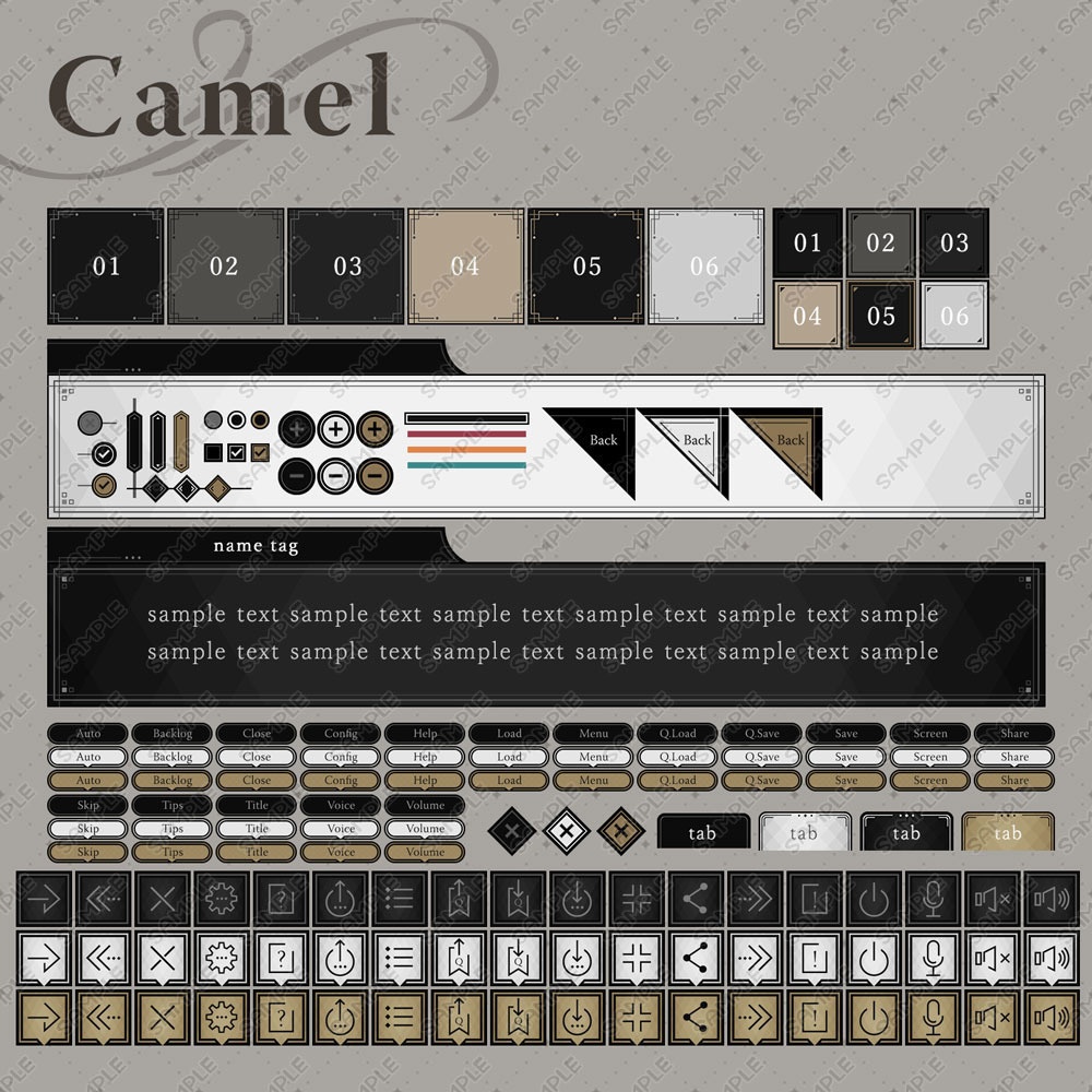 ゲームUIセット vol.10