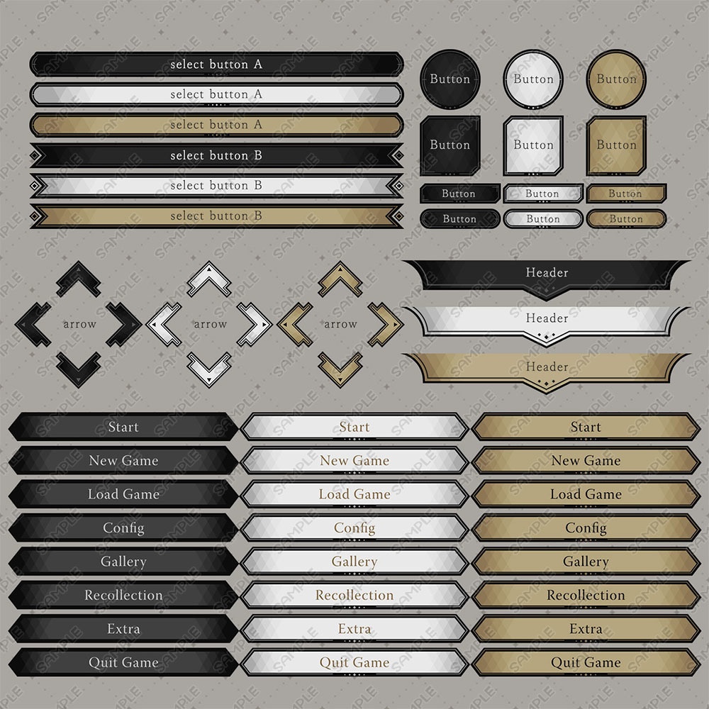 ゲームUIセット vol.10