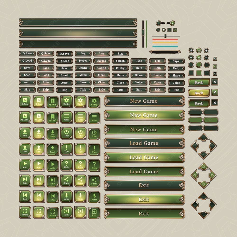 ゲームUIセット vol.12