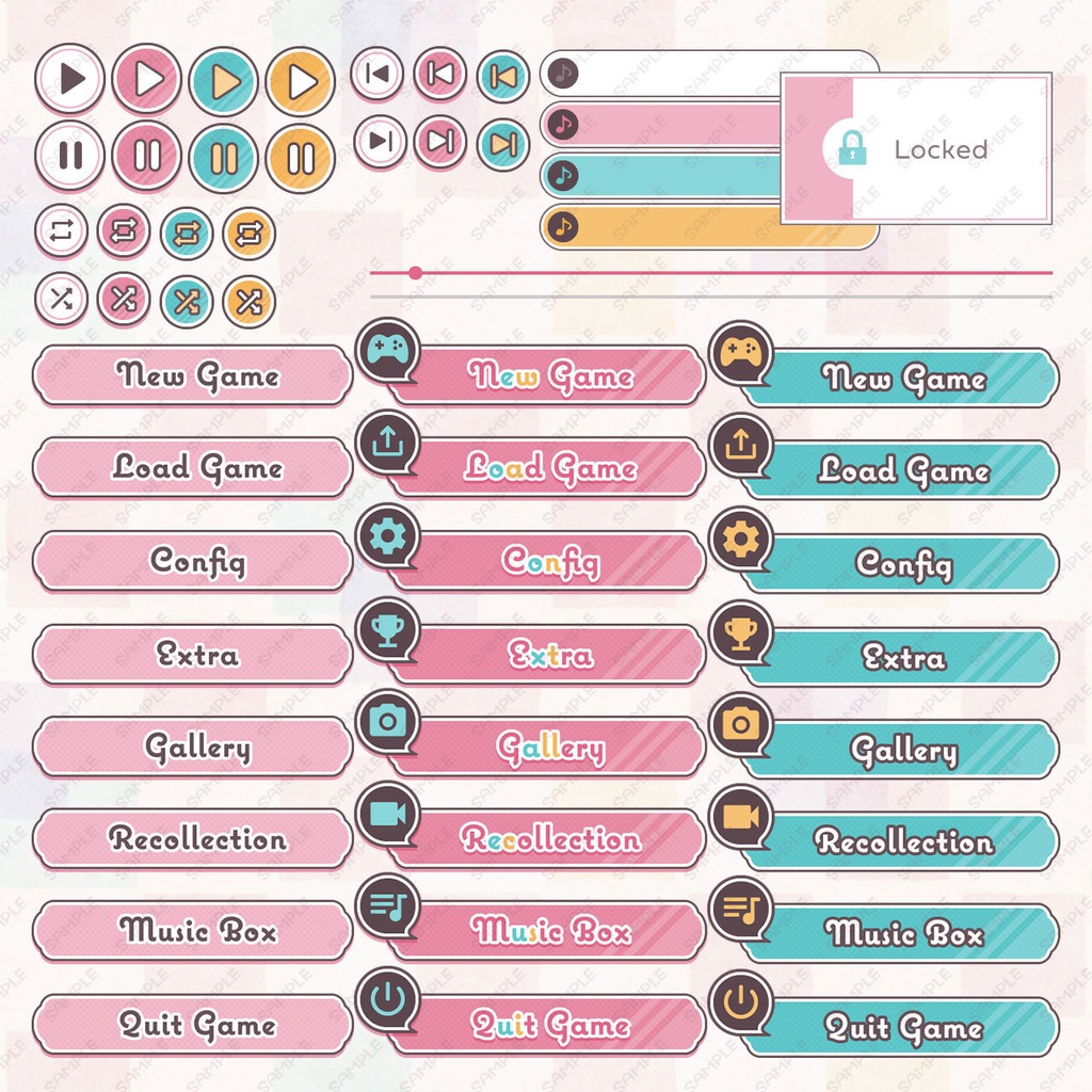 ゲームUIセット vol.13