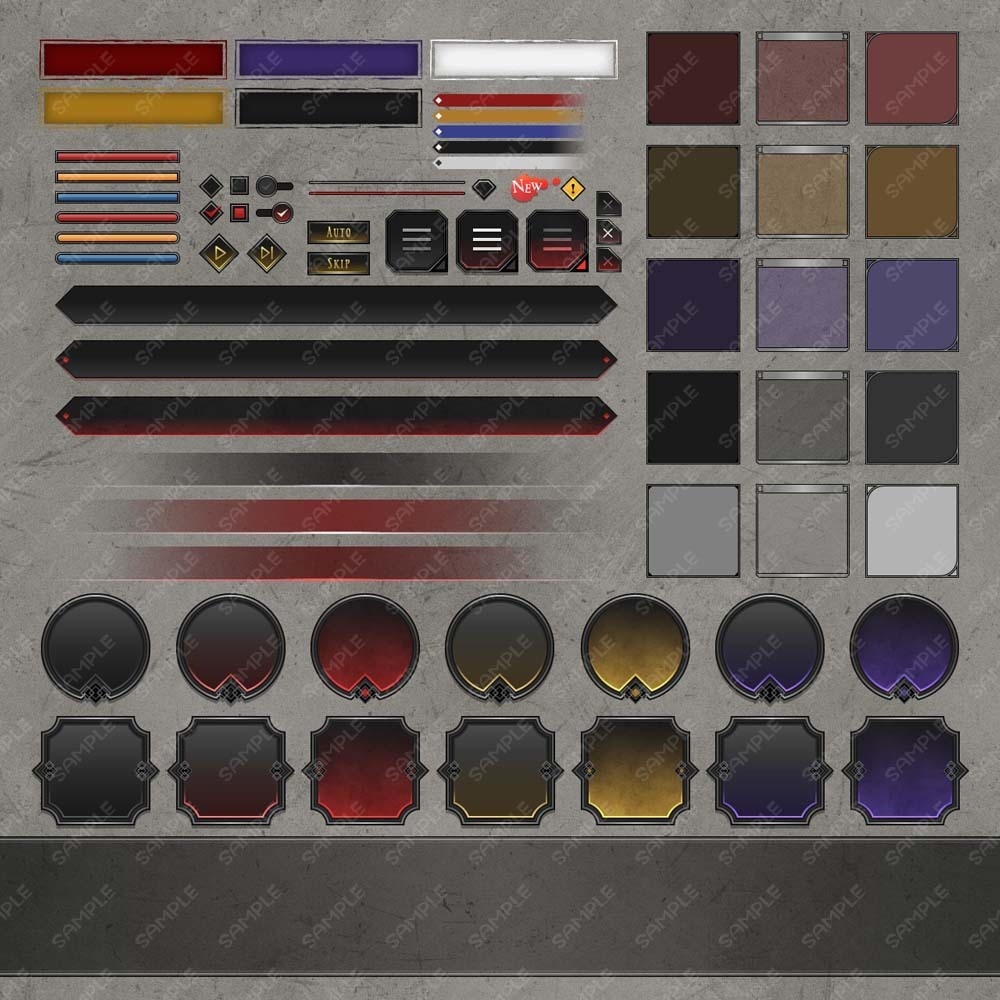 ゲームUIセット vol.15