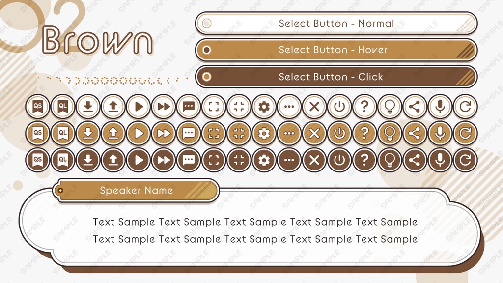 ゲームUIミニセット vol.01