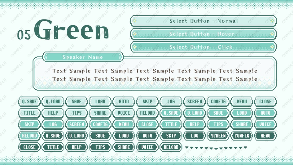 ゲームUIミニセット vol.02