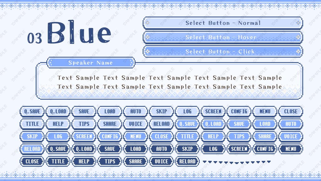 ゲームUIミニセット vol.02