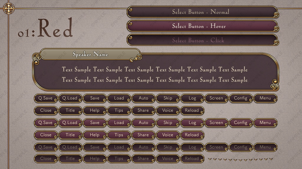 ゲームUIミニセット vol.03