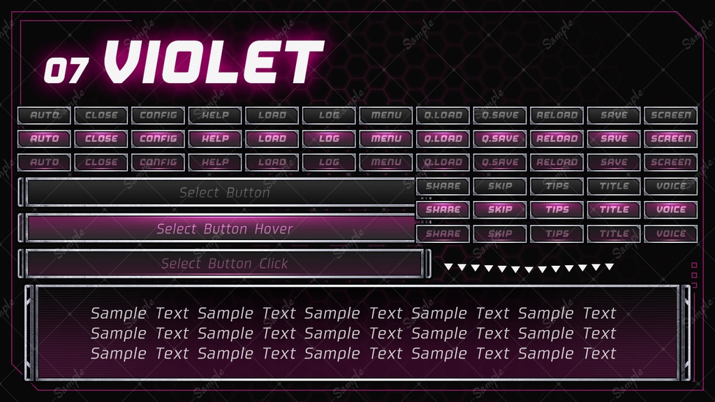 ゲームUIミニセット vol.05