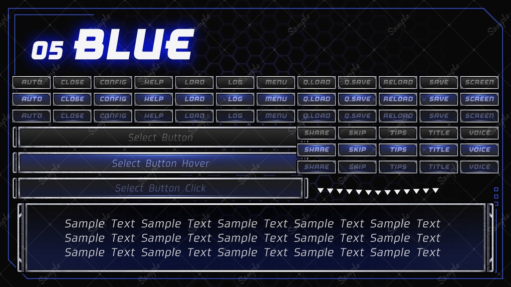 ゲームUIミニセット vol.05