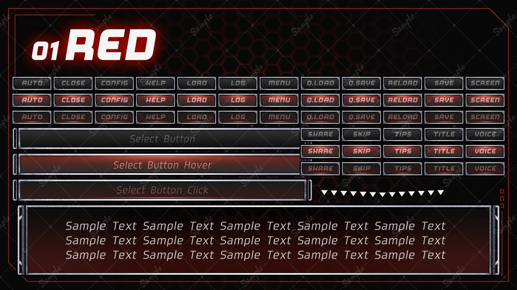 ゲームUIミニセット vol.05