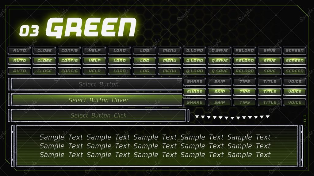 ゲームUIミニセット vol.05