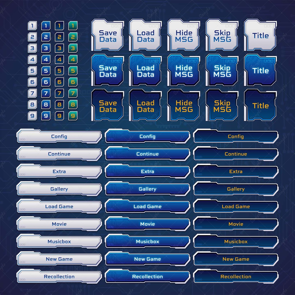 ゲームUIセット vol.17