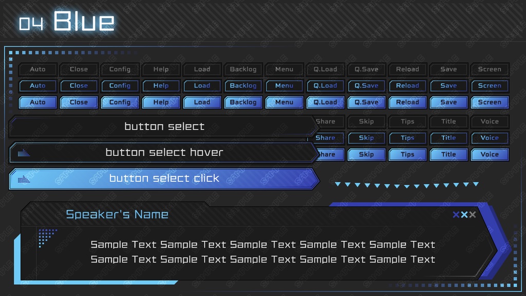 ゲームUIミニセット vol.06