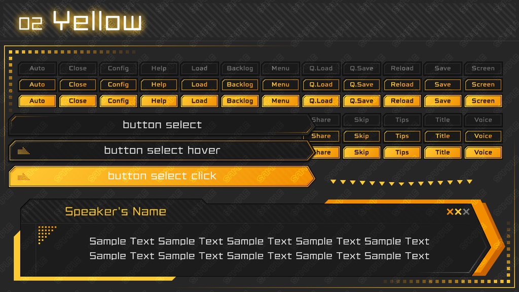 ゲームUIミニセット vol.06