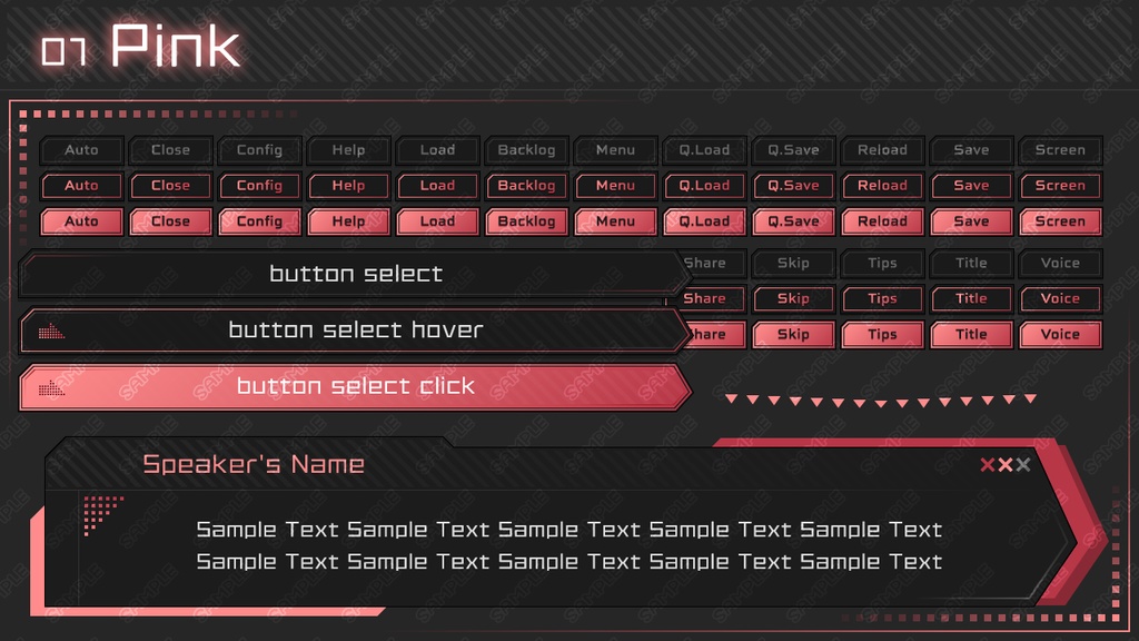 ゲームUIミニセット vol.06