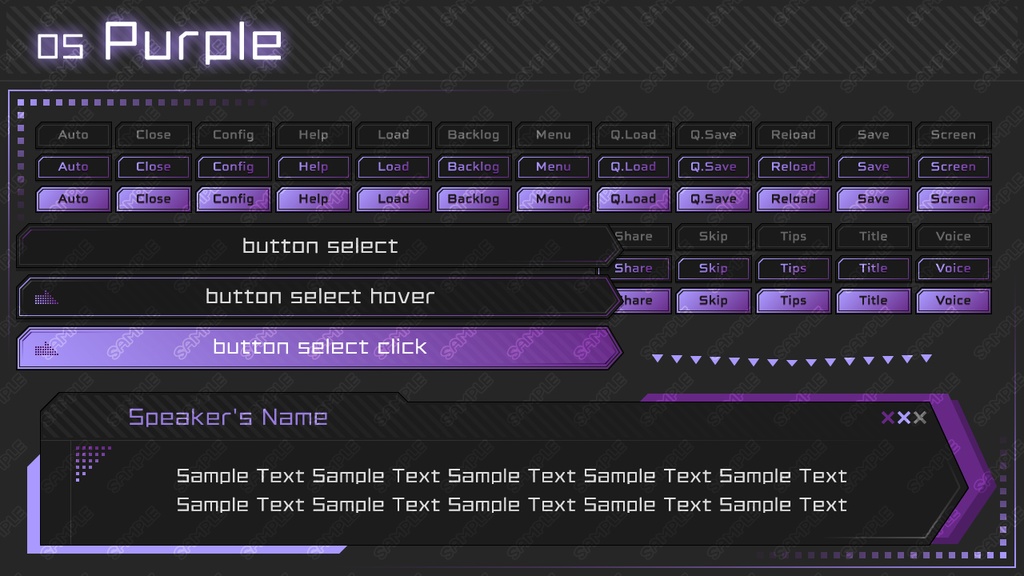 ゲームUIミニセット vol.06