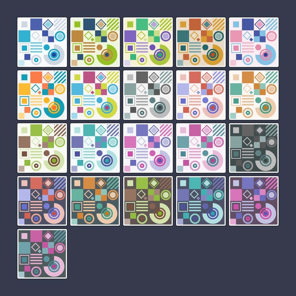 【フリー素材】シームレスパターン vol.07