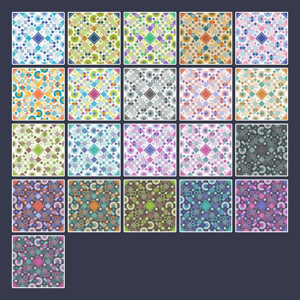 【フリー素材】シームレスパターン vol.07