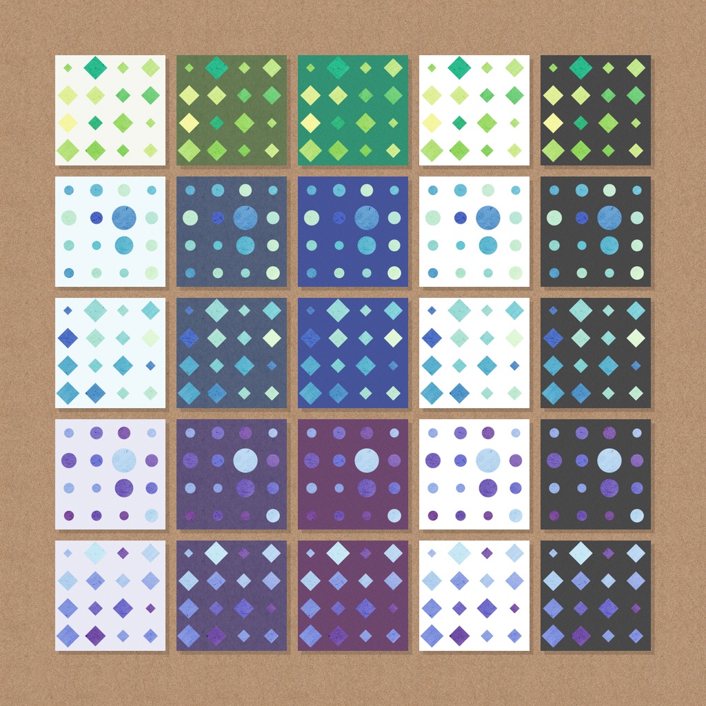 【フリー素材】シームレスパターン vol.08