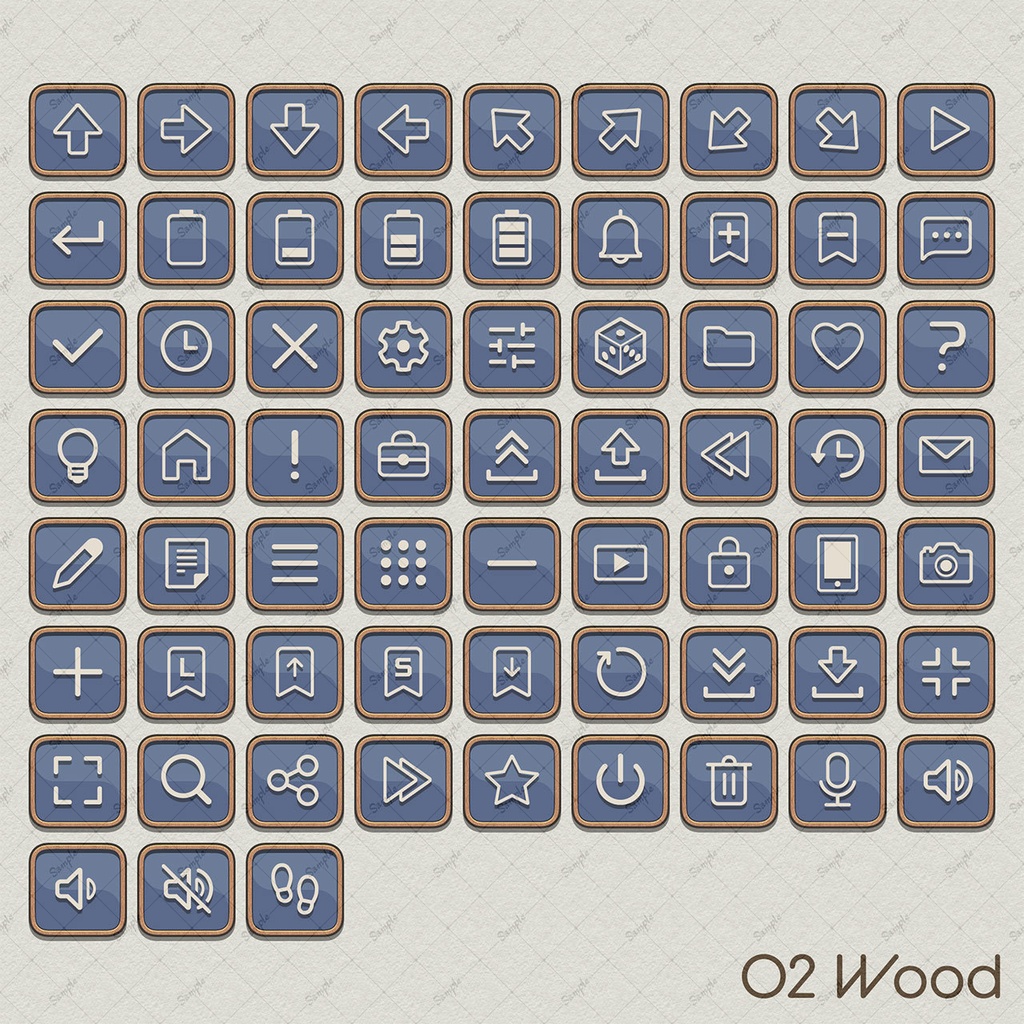 システムボタンセット vol.04