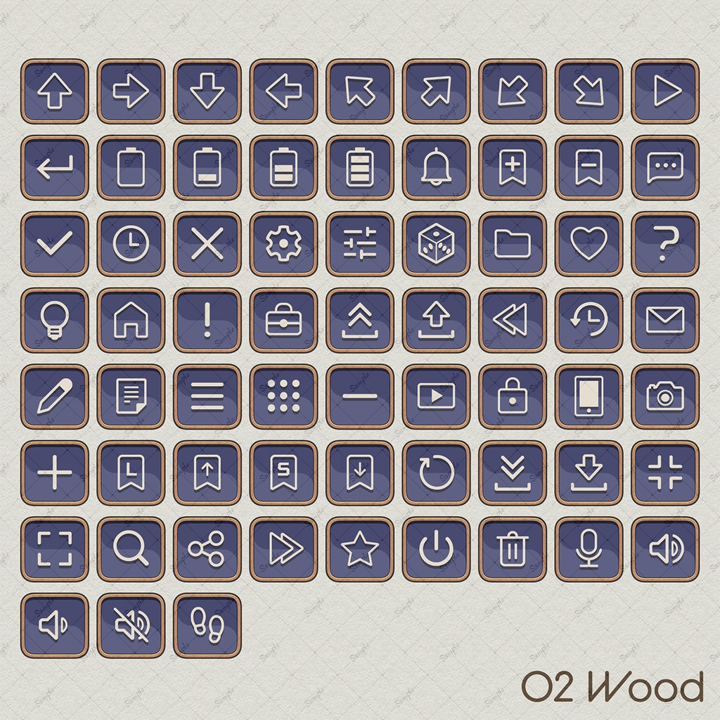 システムボタンセット vol.04