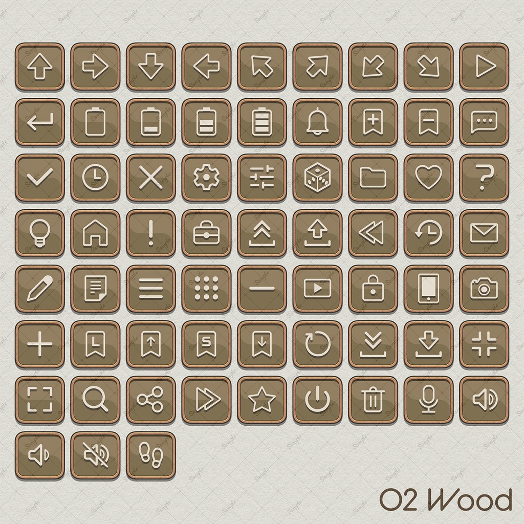 システムボタンセット vol.04