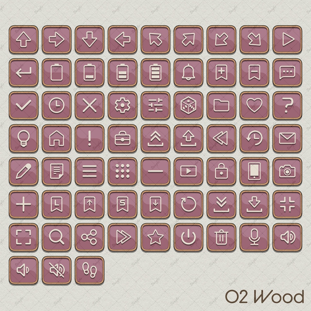 システムボタンセット vol.04