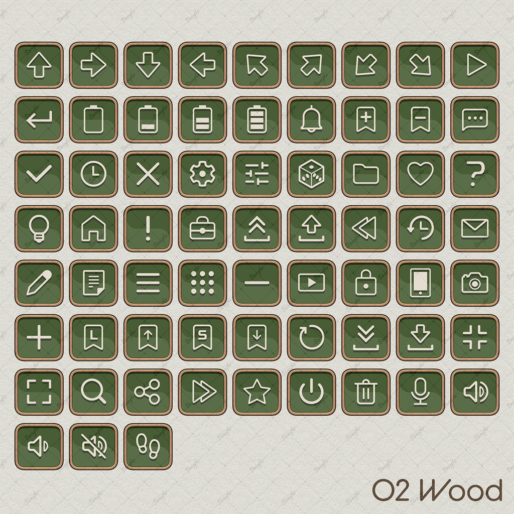 システムボタンセット vol.04