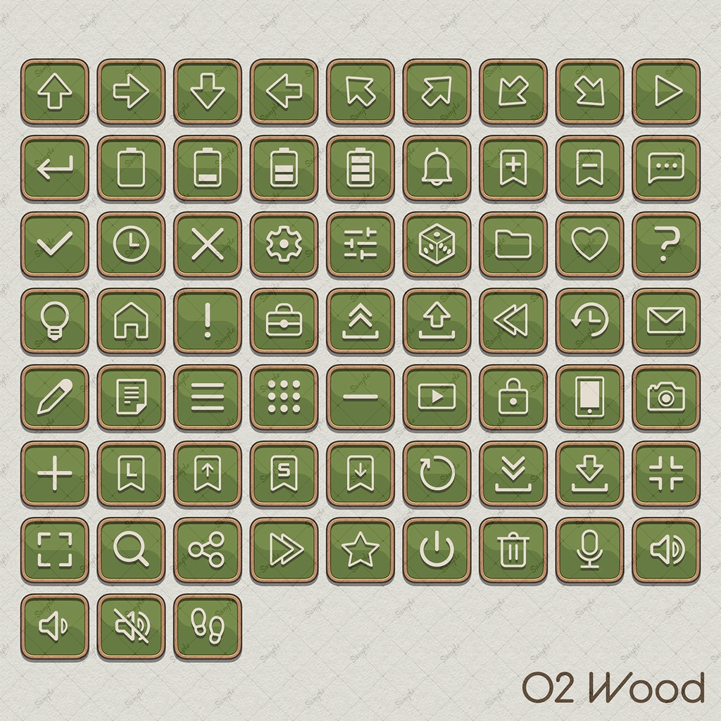 システムボタンセット vol.04