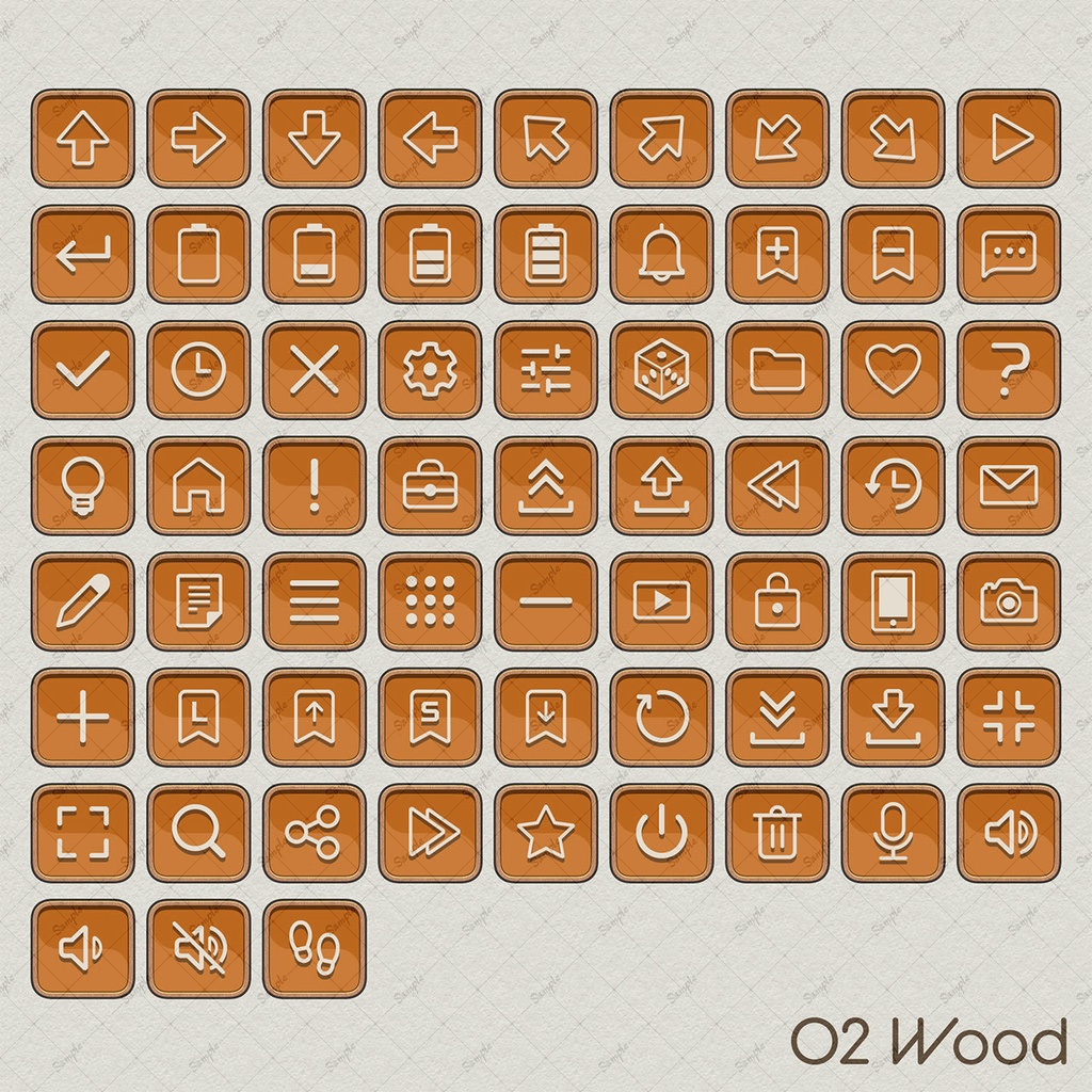 システムボタンセット vol.04