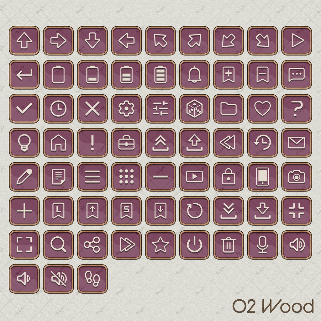 システムボタンセット vol.04