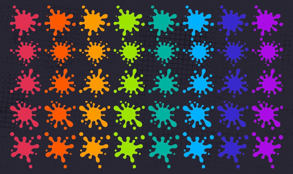 【フリー素材】インクイラスト