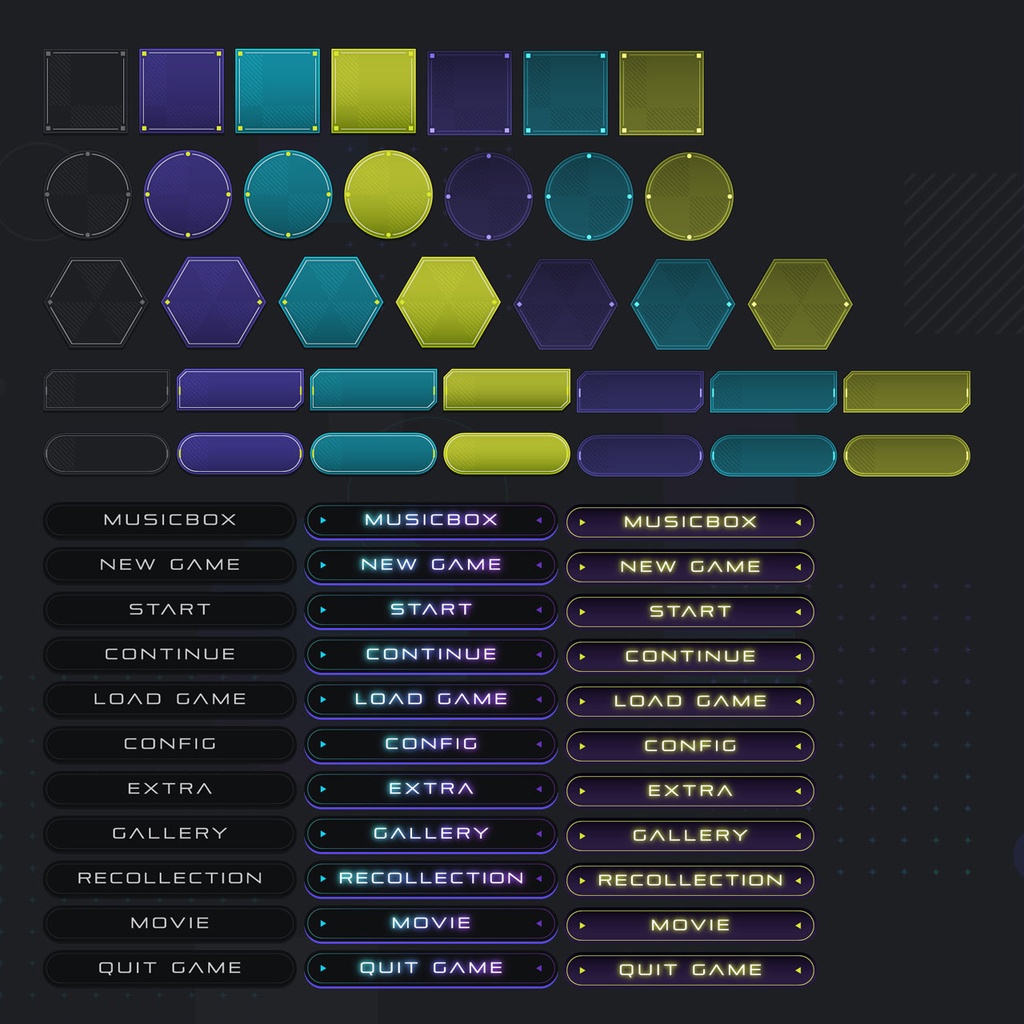 ゲームUIセット vol.22