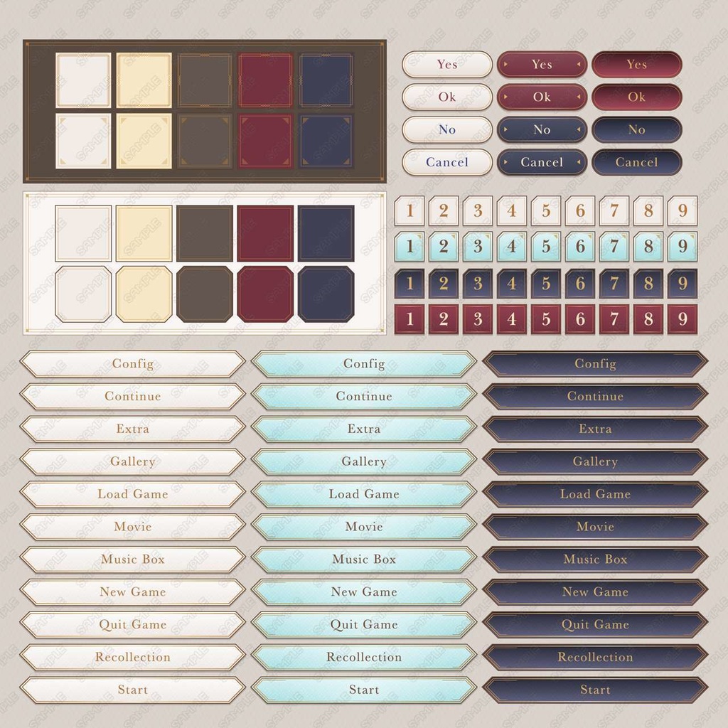 ゲームUIセット vol.23