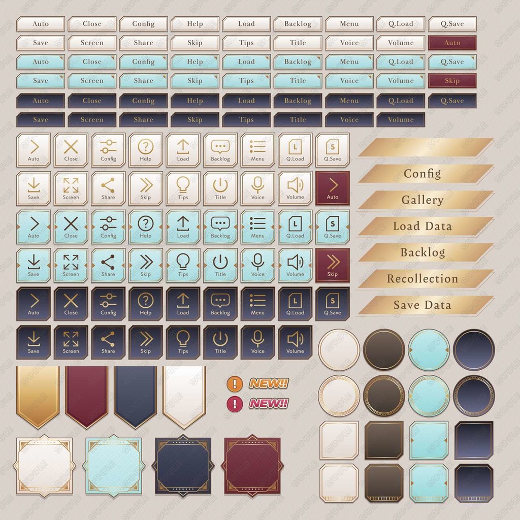 ゲームUIセット vol.23