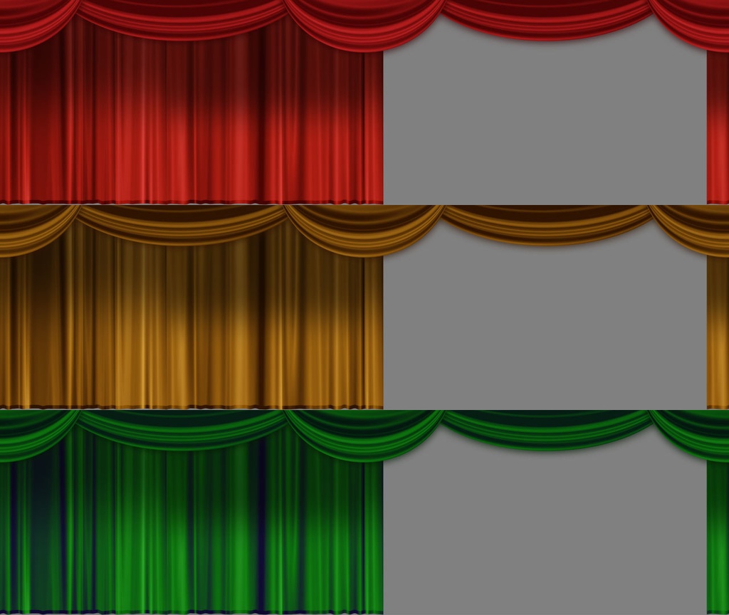 【フリー素材】ステージカーテン素材