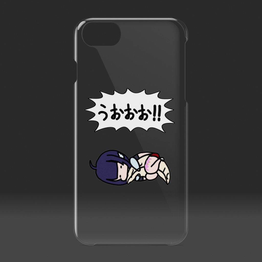 怠惰と闘う海笛のiPhoneケース